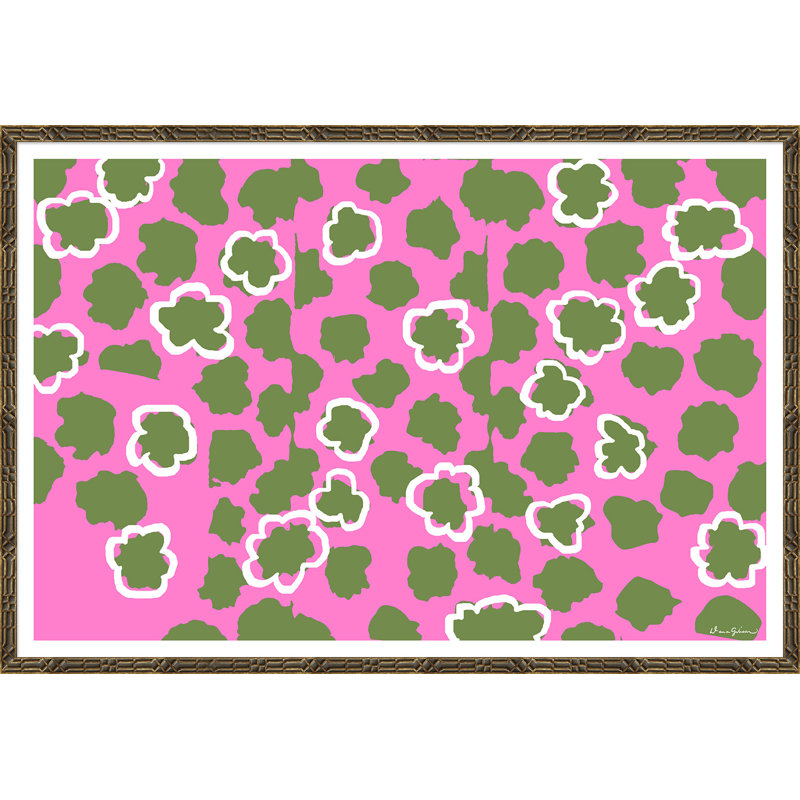 "Watangle in Pink" par Dana Gibson - cadre photo, impression sur papier