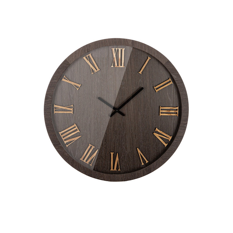 Aishia Manufactured Wood Wall Clock
