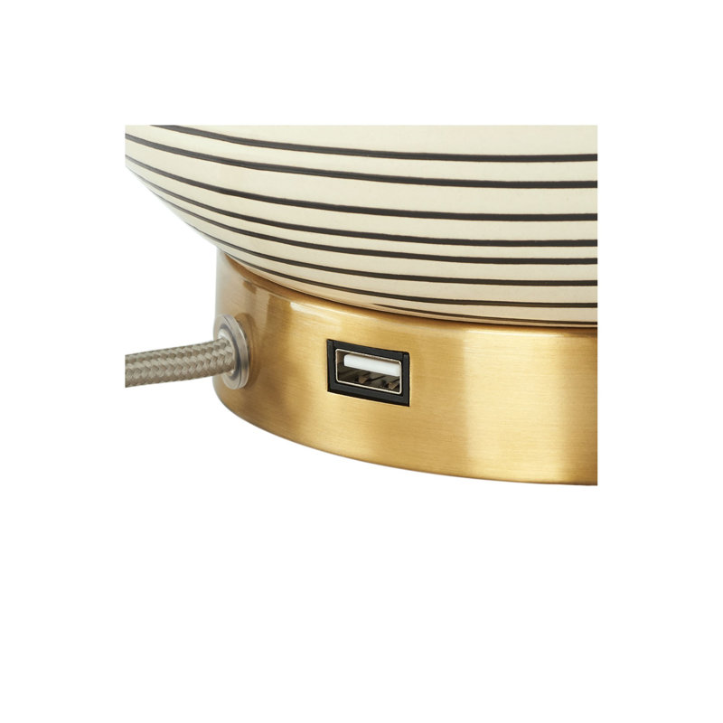 Ceramic USB Table Lamp