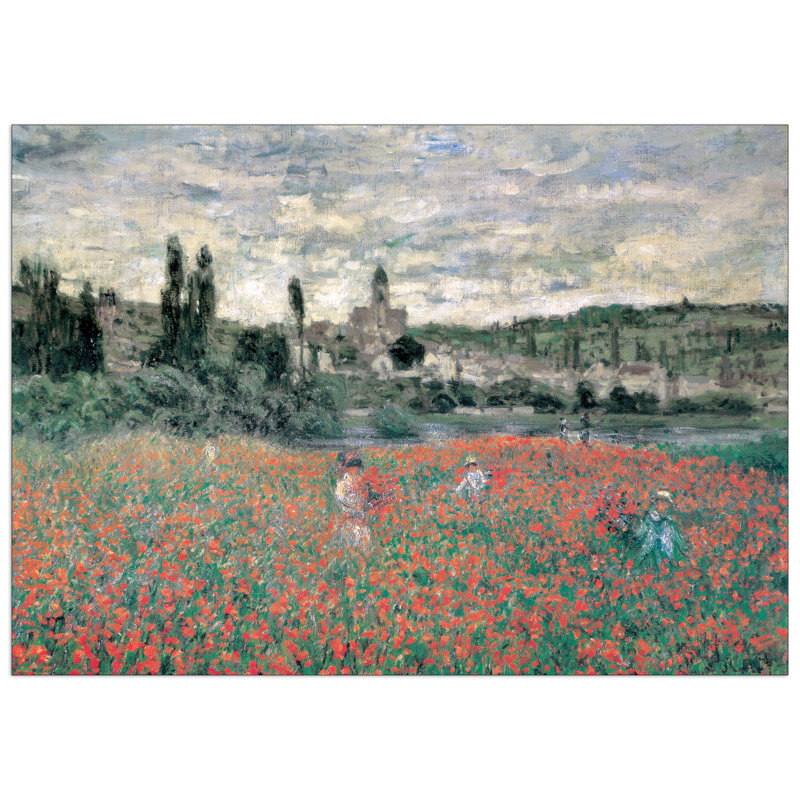 Claude Monet - No Frame Print on Wood, 71cm H x 100cm W x 1.8cm D