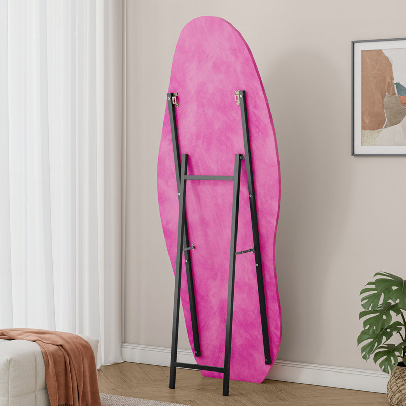 Miroir pleine grandeur, miroir de plancher 63 po x 24 po / miroir mural, Rose