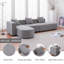 Canapé modulaire 3 pièces Meyzieu-2099660566-2099660568