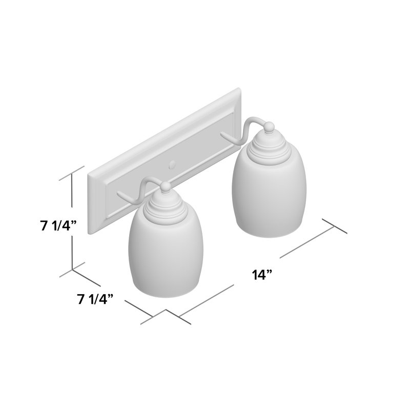 Allston 2 - Light Dimmable Vanity Light, Chrome