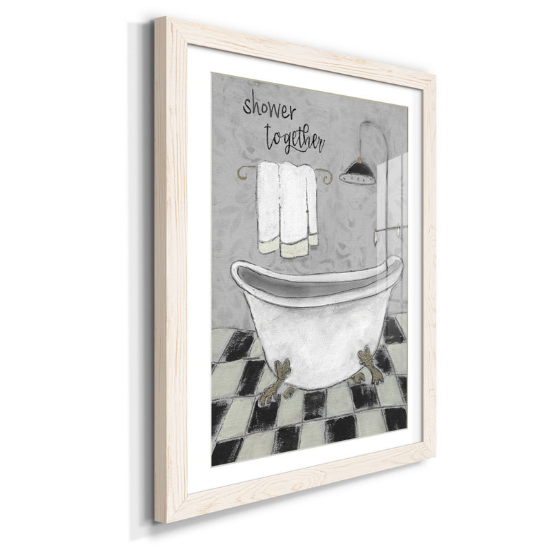 " Evenings Edge I " Painting Print, White, 37.5" H x 27.5" W x 1" D
