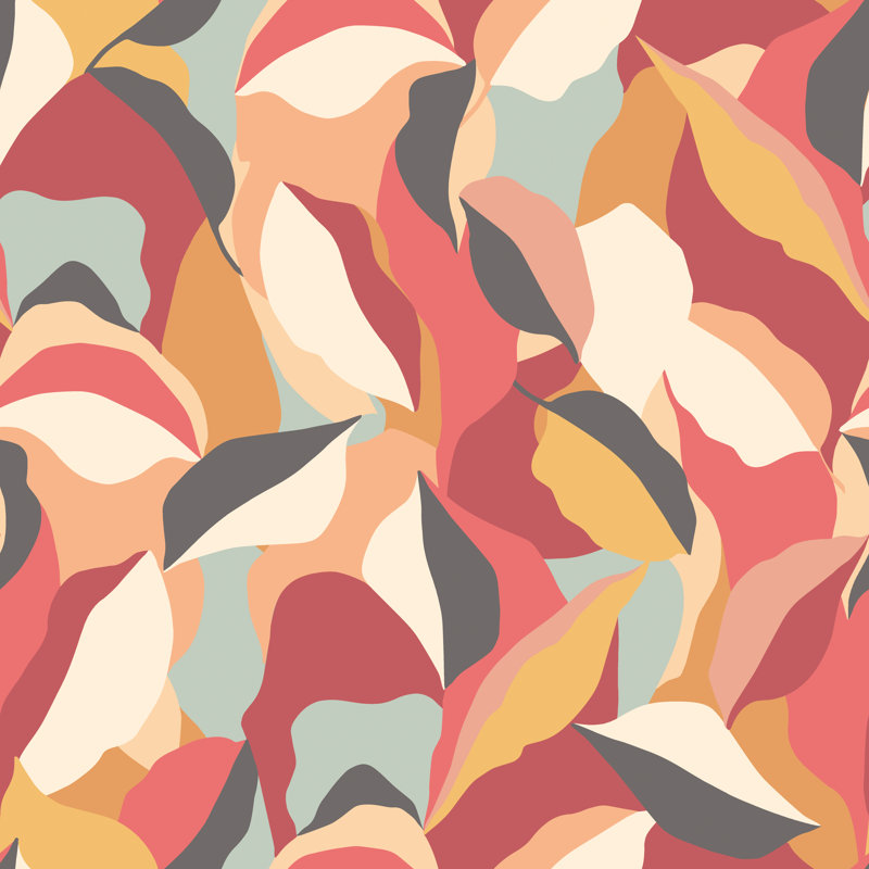 Woodby 10m x 50cm Matte Wallpaper Roll, Red