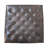 Black Leather Upholstered Ottoman