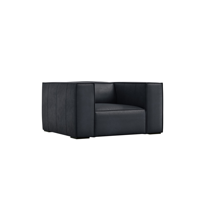Ironesha Upholstered Armchair, Blue