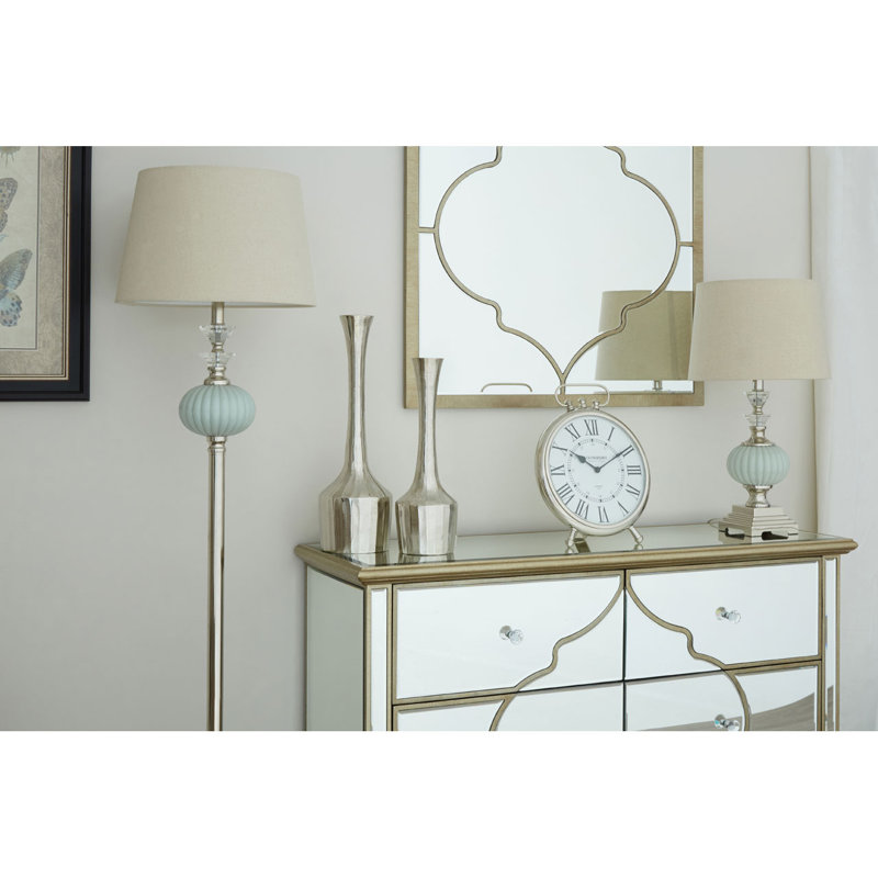 Michigamme 159cm Silver Traditional Floor Lamp