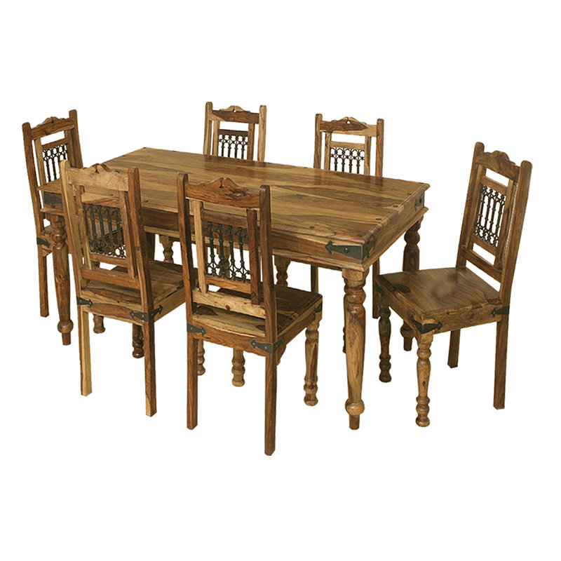 Solid Wood Dining Table, H76 x L175 x W90cm