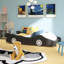 Lit plateforme avec roulettes Race-1458452861-1458452862
