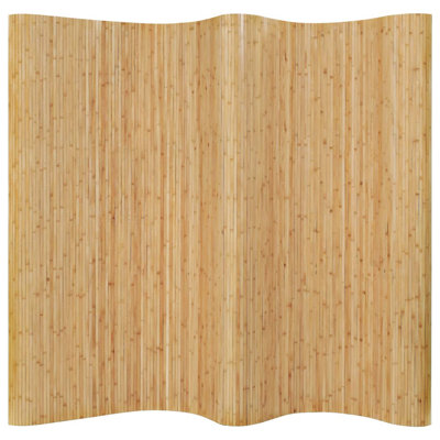 Seese Bamboo/Rattan Folding Room Divider