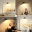 80.3 Inch Tall Aluminum Canopy Arched Floor Lamp With Foot Switch And Remote Control Switch-268692612