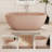 Fslefay 59'' Freestanding Bathtub Solid Surface Deep Soaking Tubs-124635950