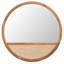 Miroir mural en bois massif Karima-520754245
