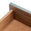Table de chevet Elegant Boatner Coastal - l 18,5 po en osier et bambou avec tiroir et tablette ouverte-1455529943