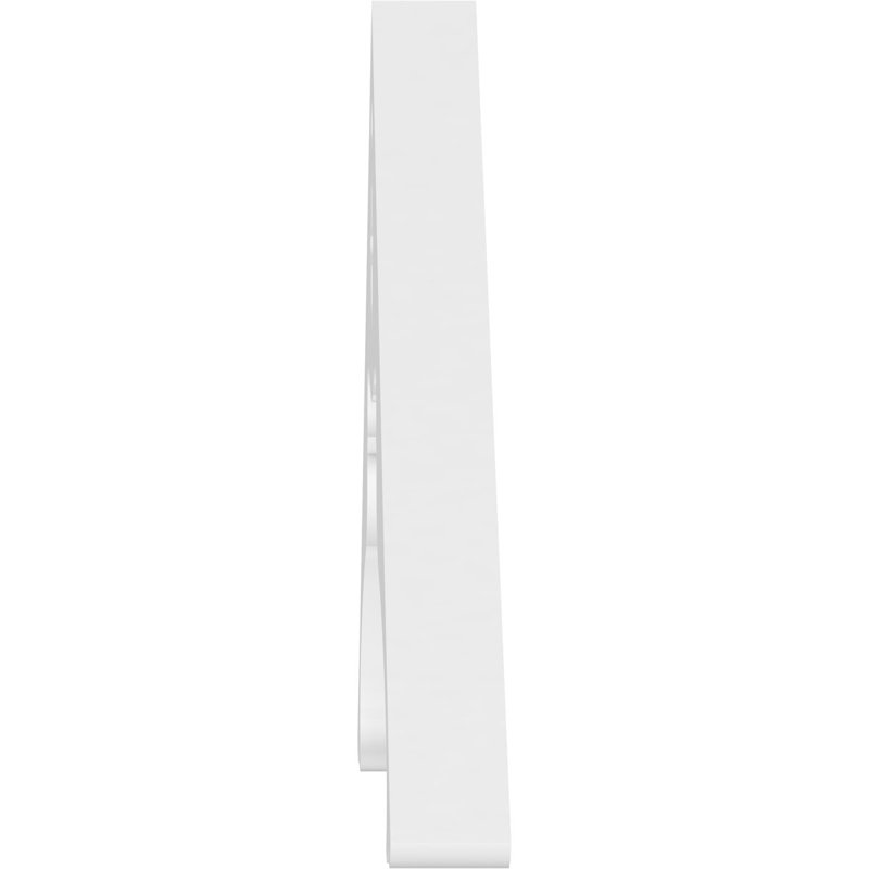 Pignon en PVC de qualité architecturale Heath, H 7,5 po x l 36 po x P 1 po, 5 / 12