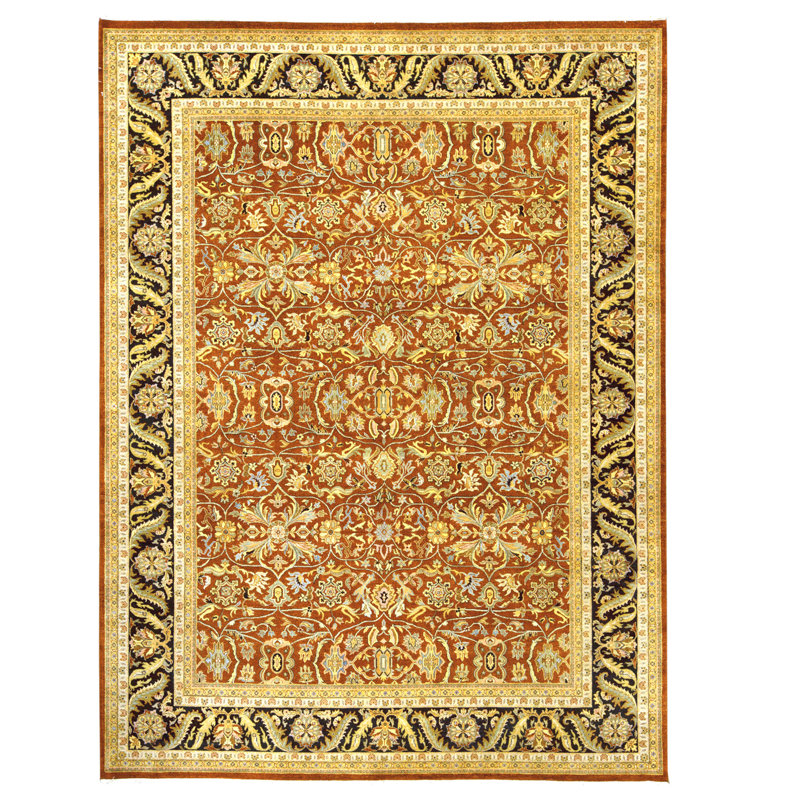 Tapis rectangulaire noué à la main