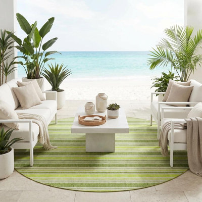 Tapis d'intérieur rond 8 po