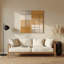 Minimalisme 100, art mural en métal brun-752264899