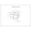 Repose-pieds carré en cuir véritable brun Sheffield-1628938573