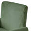Fauteuil demi-tonneau rembourré avec repose-pieds-106359935