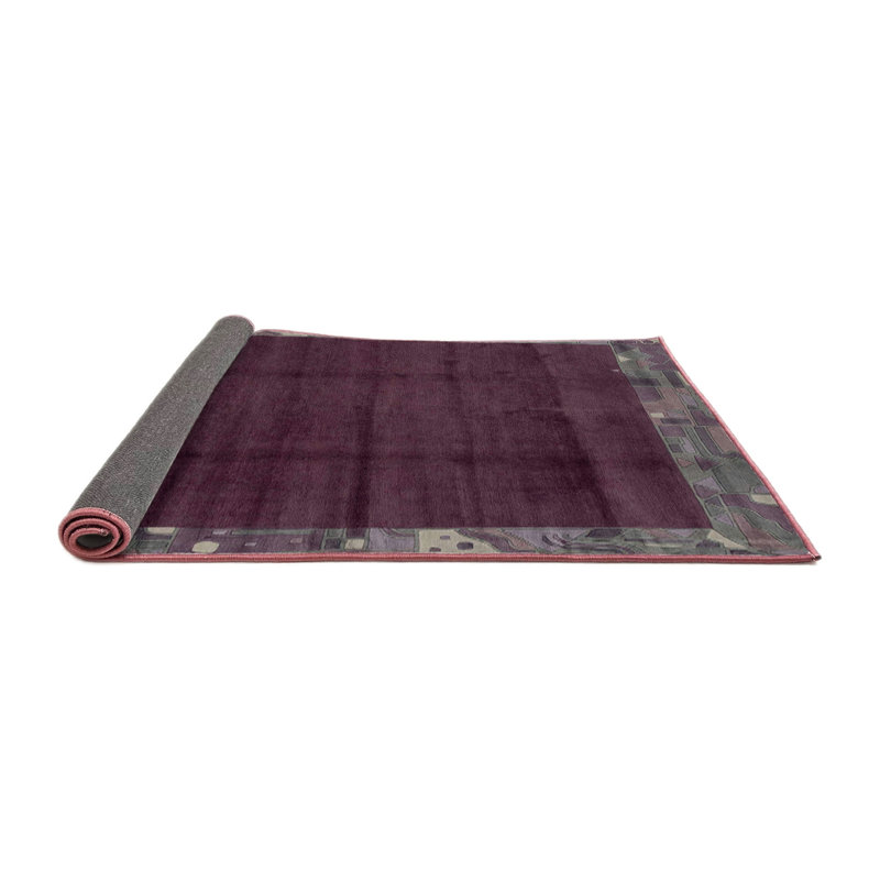 Tapis abstrait multicolore Milanas, Rond 4 pi