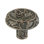 ROOKWOOD KNOB IN FLORENTINE PLATE