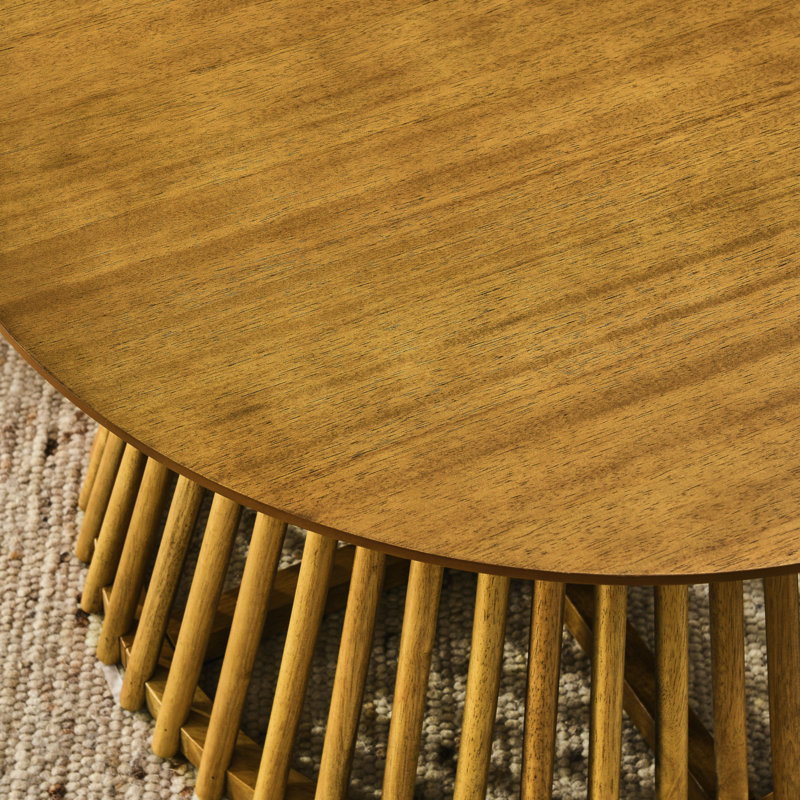 Table basse moderne et minimaliste, table basse en bois massif, table basse de style nordique, conception simple, idéale pour la maison et le bureau.