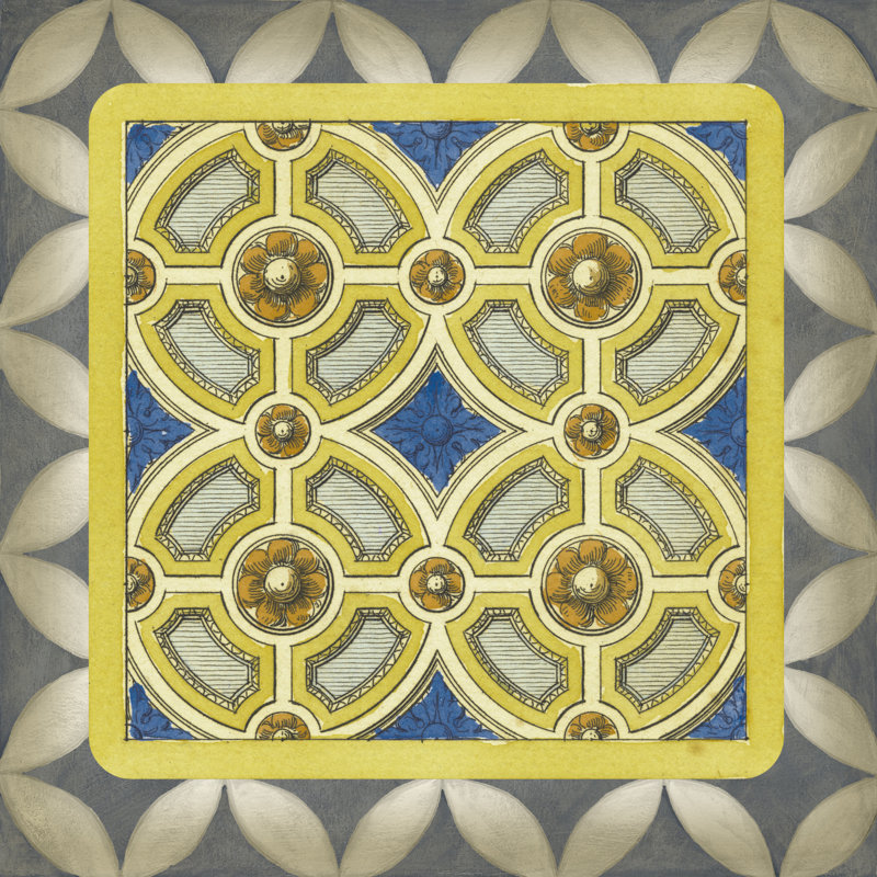 Classic Tile II by Vision Studio - Wrapped Canvas Print, 122cm H x 122cm W
