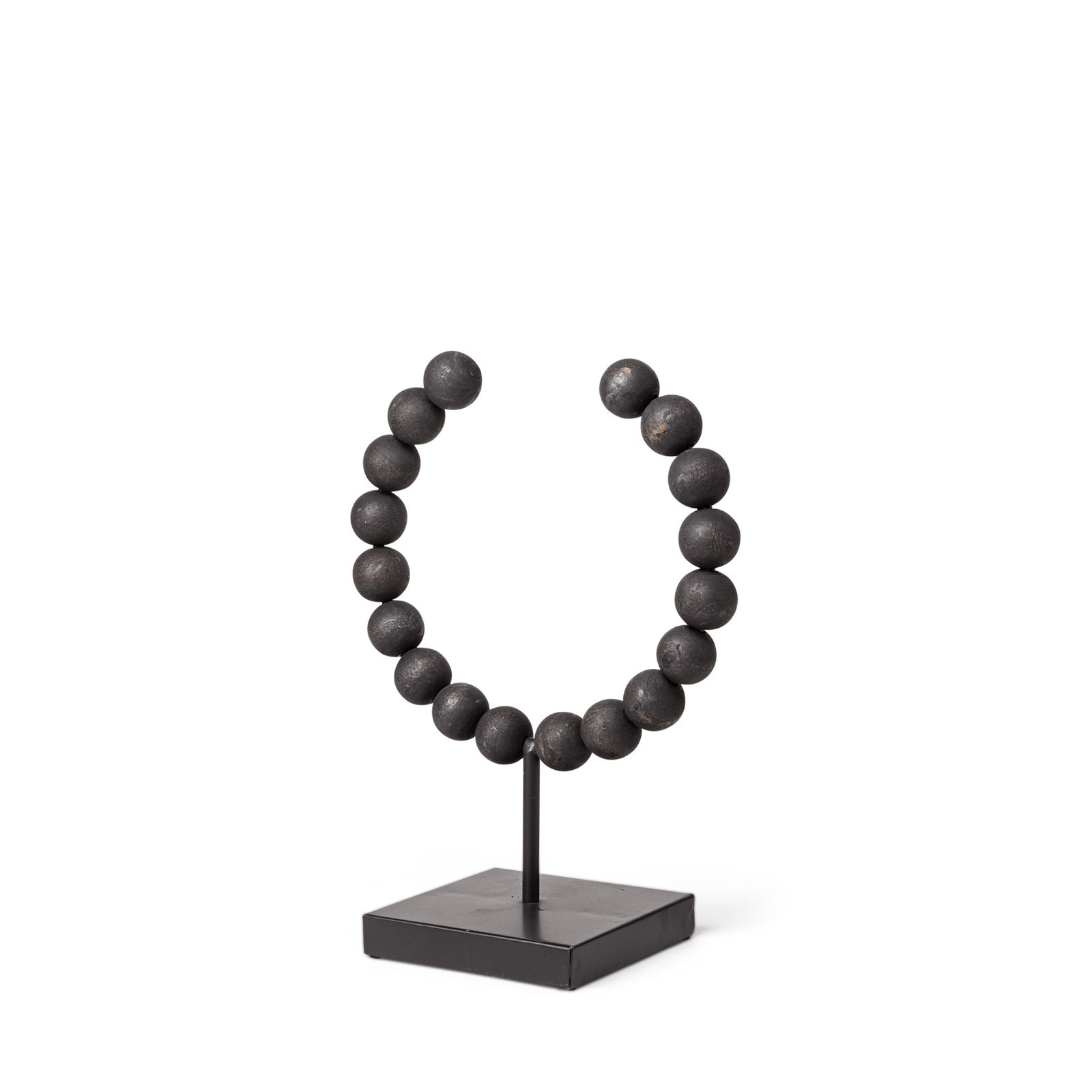 Shira Sculpture, Black, 12" H x 5" W x 9" D