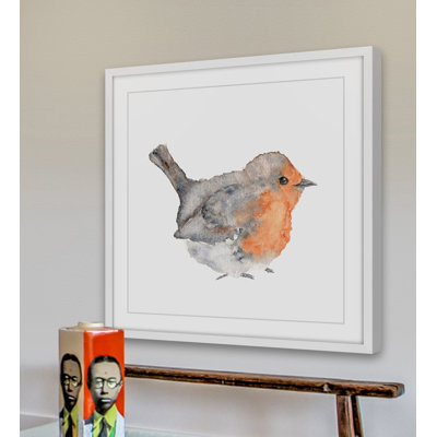 Thimble Sparrow - Single Picture Frame Painting
