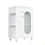 Meuble-lavabo de 20 po avec lavabo, meuble-lavabo avec tablette à deux niveaux, tablette réglable, bois massif et panneau de fibres à densité moyenne