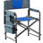Cloth Folding Chair With Lightweight Steel Frame - Blue/Grey Portable Outdoor Comfortable Padding