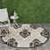Arneshia Damask Sand/Black Area Rug