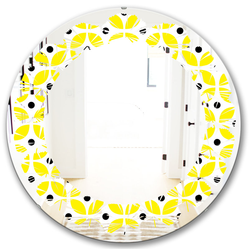Miroir mural Leaves, H 31,5 po x l po
