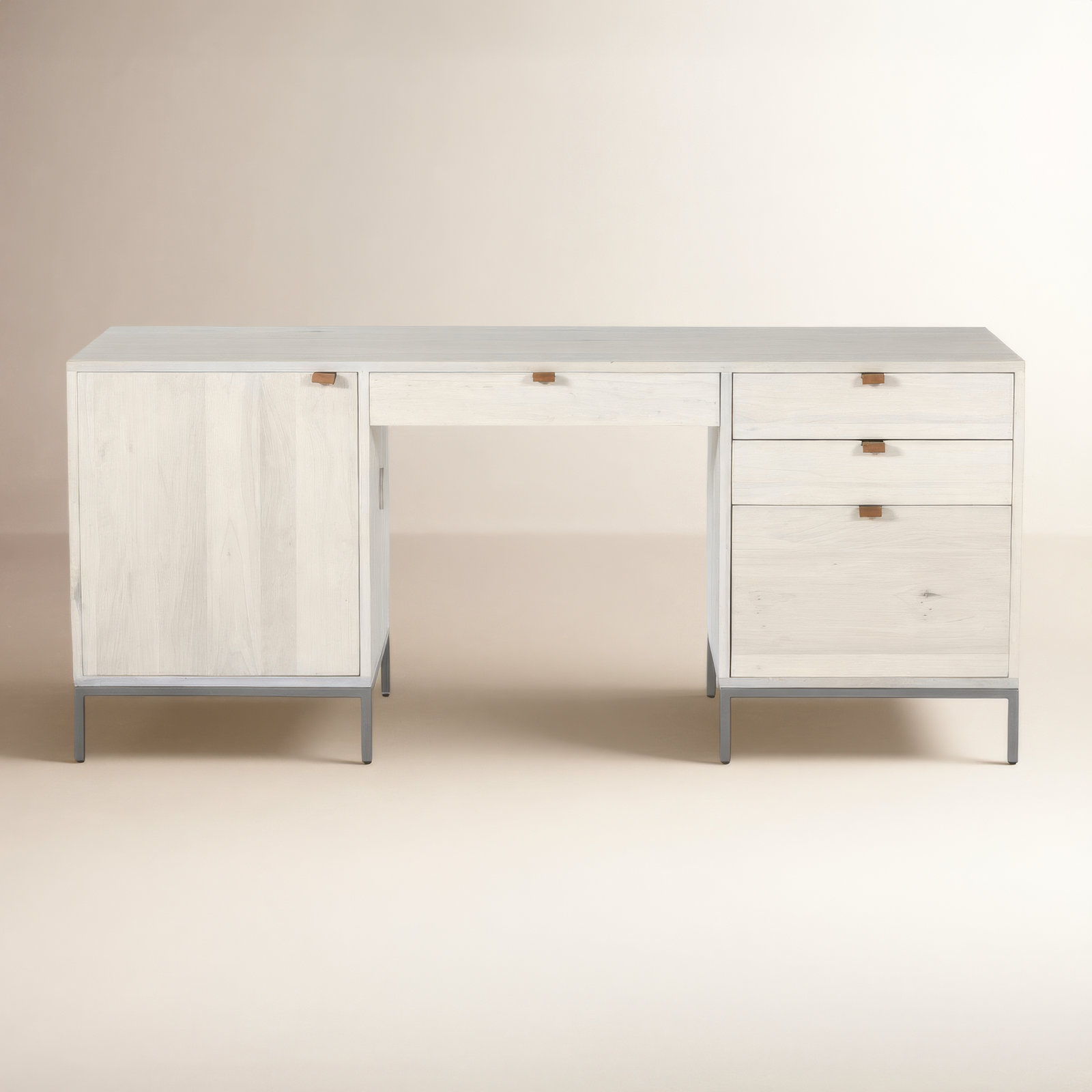 Loki Executive Desk, Dove Poplar