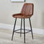 Theressa Upholstered Counter Stool with Metal Frame-179284571