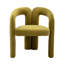 Ensemble confortable de chaises d'appoint rembourrées en velours pour divers espaces-843464024