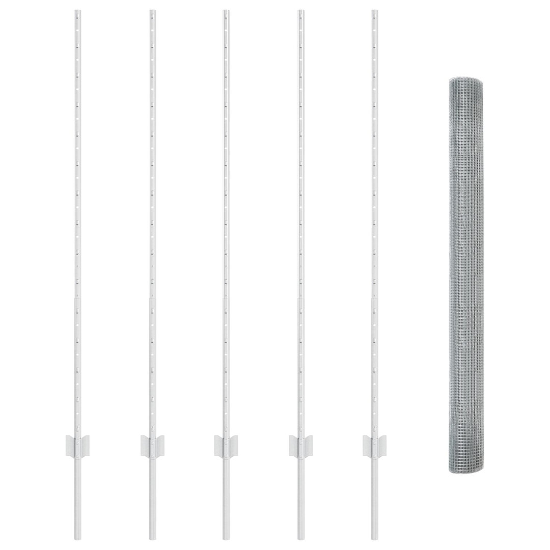 140cm H x 1000cm W Steel Border Fencing