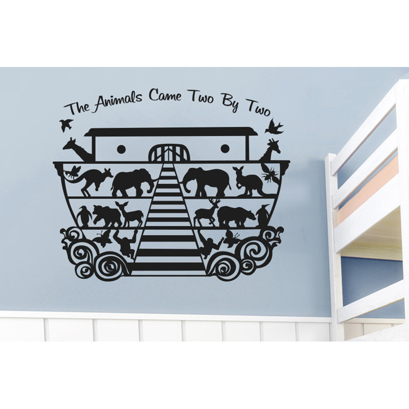 Noahs Ark the Animals Came Two by Two Wall Sticker