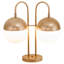 Bola Deux 21" Gold Arched Table Lamp