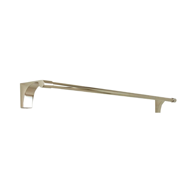 Luna Wall Mounted Towel Bar, Polished Nickel