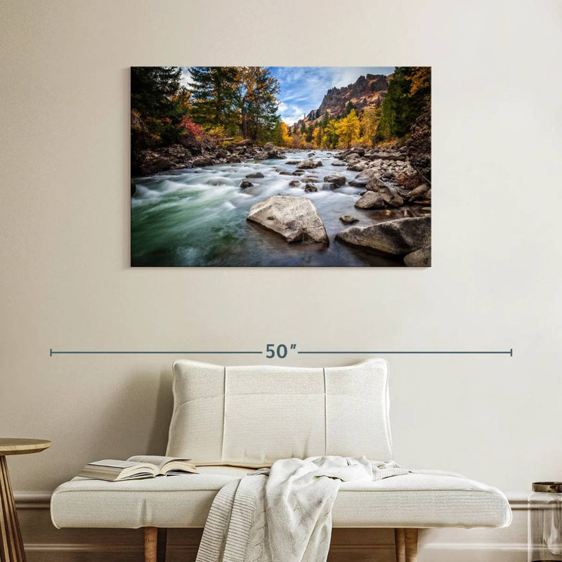 Alvord Teton River Rush, 26" H x 39" W