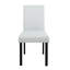 8032 Table noire et (4) chaises argentées