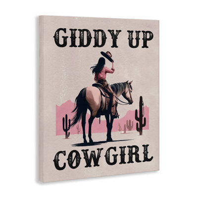 Art mural sur toile Giddy Up