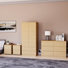 Tanino 4 Piece Bedroom Set (2 Drawer Large Bedside Chest X2, 6 Drawer Chest, 2 Door 2 Drawer Wardrobe)