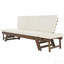 Méridienne de patio d'extérieur en bois avec coussins pour petits espaces-897994508-897994498