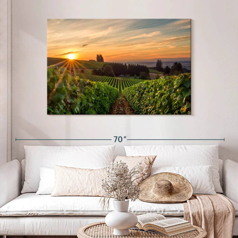 Alvord Willamette Vineyard, H 32 po x l 48 po