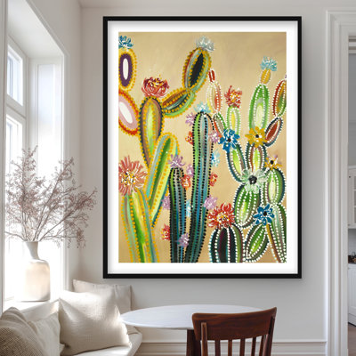 Desert Gems - Floral & Botanical Bedroom Framed Print Decor