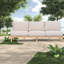 Ensemble de cordes en bois d'acacia 5 pièces Modern Modern Patio Sofas
